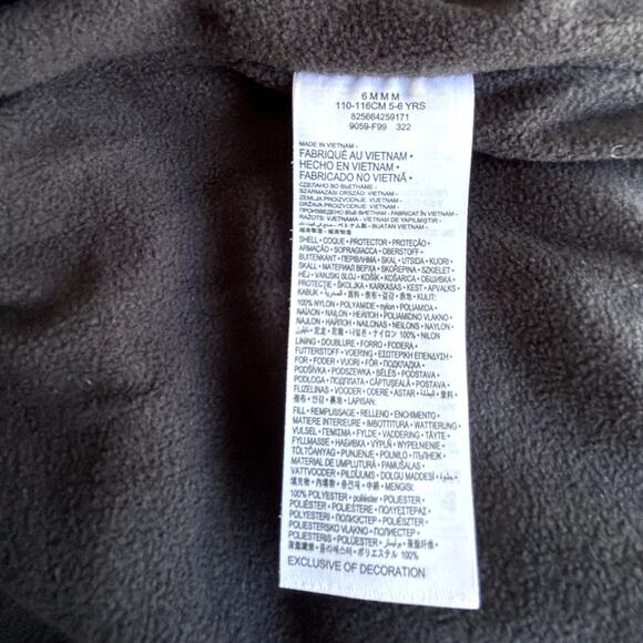 AIR JORDAN Jumpman Toddler Quilt Puffy Hoodie Zipper Jacket Gray Sz Youth Medium - Picture 7 of 8